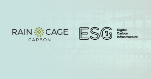 Rain Cage Carbon and GuildOne ESG1 Logos