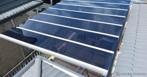 Solarshield Polycarbonate Sheet - Solar Blue