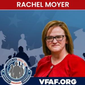 Rachel Moyer endorsed by VFAF Veterans for Trump challenging incumbent Russ Diamond (PA-102)