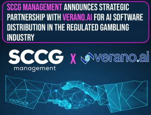 SCCG Management Announces Strategic Partnership with Verano.AI For AI Software Distribution in the Gambling Industry
