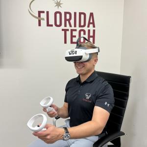 Florida Tech and VTR VR headset