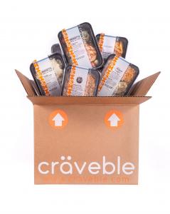 Cräveble, an innovative food delivery concept that ships deliciously authentic restaurant-prepared dishes from restaurants not near you.