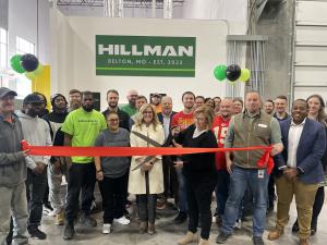 Hillman Team cutting the ribbon