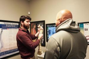 Patient Chiropractic Consultation