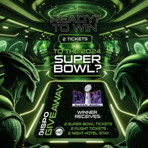 Dispo Gives Away 2 Super Bowl Tickets, 2 Flights & 2 Night Hotel Stay 2024