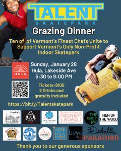Talent Skatepark Fundraiser Dinner