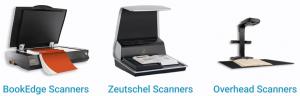 ScannX entry-level, user-friendly BookEdge book scanners, affordable overhead book scanners and the most advanced A2+ and A3+ large format overhead book scanners for archival-quality document retention.