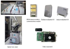 Demonstration photograph (Fujikura /NTT Comware/TeraPixel Technologies)