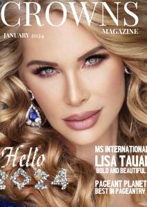 Lisa “Clutch” Tauai, Retired Lieutenant Colonel and Ms International, Named January 2024 Cover Model for Crowns Magazine