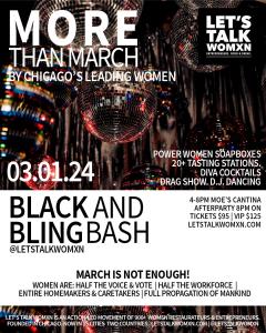 Let's Talk Womxn Chicago More Than March 2024 flyer