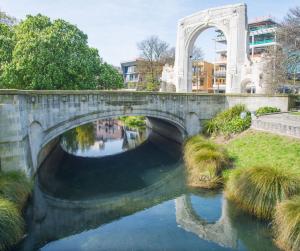 The bridge of remembrance Christchurch