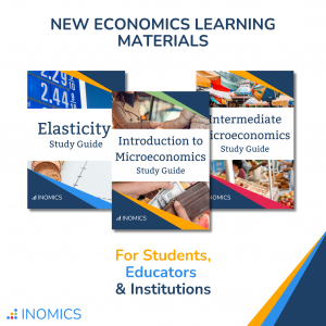 Cover images of the different INOMICS Study Guides & Classroom Materials