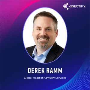 Graphic of Derek Ramm, New Global Head of Advisory Services at Kinectify