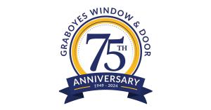 Graboyes Window & Door 75th Anniversary logo
