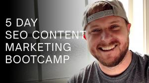 A 5 Day SEO Content Marketing Bootcamp Aims To Help Content Creators, Business Owners, and Entrepreneurs