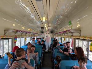 All Aboard the Easter Bunny Train Ride and Egg Hunt at Delaware River Railroad Excursions in Phillipsburg, NJ