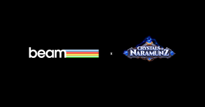 Beam logo and Crystals of Naramunz logo