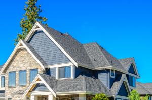 Photo of a residential home with new roof and siding