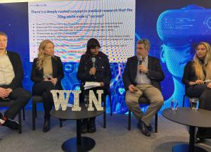 Davos - Women Inspiring Network Panel Featuring AI Nexus Healthcare President and Founder, Faramarz Farhoodi