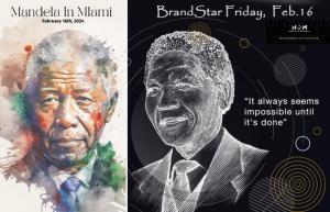 Celebrate – Nelson ‘Mandela in Miami’ Collect His Original Art -Star Performances