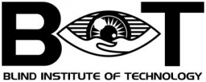 Blind Institute of Technology Black & White Logo