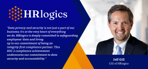 Quote from Jeff Gill, CIO of HRlogics