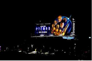 Emmy Nominated Star Trek: Picard (Paramount+) Photo credit: Regency Outdoor Advertising