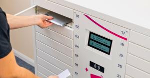 LapSafe® Envoy™ Smart Locker in action