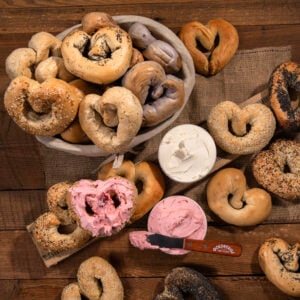 GOLDBERGS FINE FOODS SPREADS THE BAGEL LOVE THIS VALENTINE’S DAY WITH HEART SHAPED BAGELS
