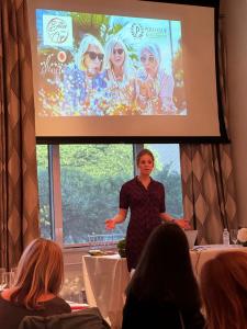 Katherine Lord of Glowing Older facilitates conversations around aging well at the Better with Age Event