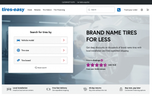 Tires Easy Announces Launch of New Website Redesign