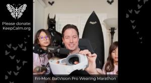 Join the live stream of the BatVision Pro - benefitting KeepCalm.org - from Friday, Feb. 9th - Monday, Feb 12th at Secretidentity.com.