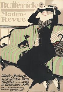 Paul Scheurich, Buttericks Moden-Revue. 1912. Est: $2,500-$3,000.