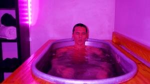Enjoy our famous "Fire & Ice" sessions - cold plunge + infrared sauna
