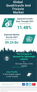 Quadricycle And Tricycle Market Report 2024 – Market Size, Trends, And Global Forecast 2024-2033