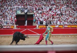 matador in a bullring