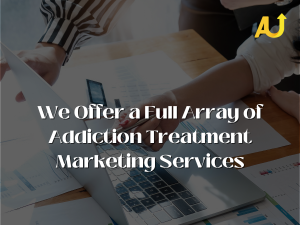 An office person at work on their desk shows the concept that Ads Up Marketing offers a full array of digital addiction treatment marketing services