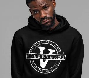 The SoberVerse Get Sober. Stay Sober hoodie