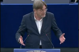 MEP Guy Verhofstadt , "I think, in all the debates that I have followed, is the only item where there is consensus on all groups here in the Parliament. That is our policy towards Iran is a complete failure. A complete failure. You see it every day Executions."