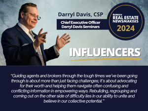 Real Estate Coach and Speaker Darryl Davis, RISMedia 2024 Influencer