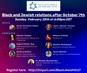 Webinar Black-Jewish relations