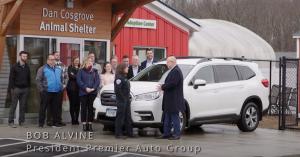 Premier Subaru supports the Dan Cosgrove Animal Shelter a special no kill facility.