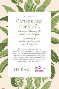 PS HomeBoys Caftans & Cocktail launch party on Feb 17th will feature their newest wallcovering and wallpaper collections, created in collaboration with Thibaut.