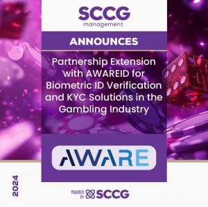 SCCG Announces Partnership Extension with AWARE for Biometric Verification and KYC Solutions in the Gambling Industry