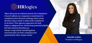 Quote from Jennifer Calise, President of HRlogics
