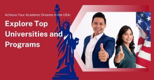 achieve dreams by study in USA