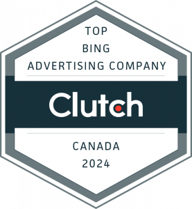 Maven Collective’s Clutch top bing advertising company canada 2024 badge