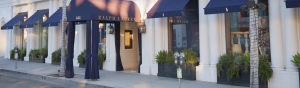 Planters by Bromsgrove Garden Ornaments adorn the Ralph Lauren location on Rodeo Drive, Beverly Hills