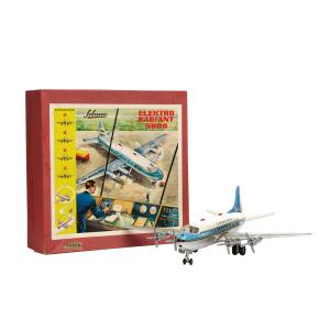 1960s Schuco Elektro Radiant 5600 Sabena toy airliner in mint condition, advertising Sabena (Belgian World Airlines), 19 inches long with a remote cable (est. CA$700-$900).