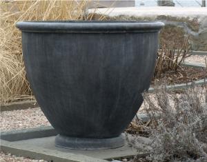 Image of a classic English-style urn, fabricated in Lead by Bromsgrove Garden Ornaments